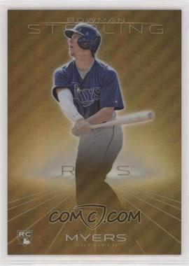 2013 Bowman Sterling - [Base] - Gold Refractor #35 - Wil Myers /50