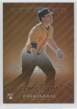 2013 Bowman Sterling - [Base] - Gold Refractor #6 - Nate Freiman /50