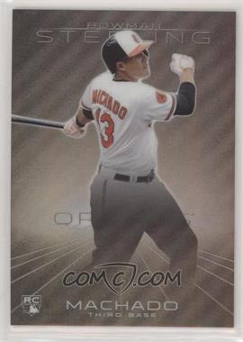 2013 Bowman Sterling - [Base] - Refractor #10 - Manny Machado /199