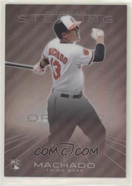 2013 Bowman Sterling - [Base] - Refractor #10 - Manny Machado /199