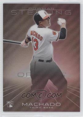 2013 Bowman Sterling - [Base] - Refractor #10 - Manny Machado /199