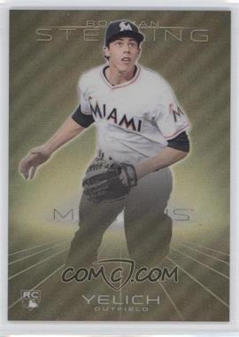 2013 Bowman Sterling - [Base] - Refractor #38 - Christian Yelich /199