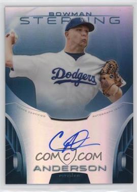 2013 Bowman Sterling - Prospect Autographs - Blue Refractor #BSAP-CA - Chris Anderson /25