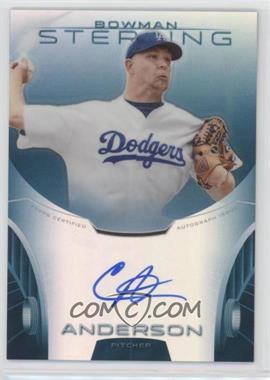 2013 Bowman Sterling - Prospect Autographs - Blue Refractor #BSAP-CA - Chris Anderson /25