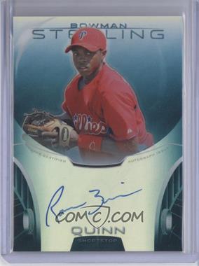 2013 Bowman Sterling - Prospect Autographs - Blue Refractor #BSAP-RQ - Roman Quinn /25