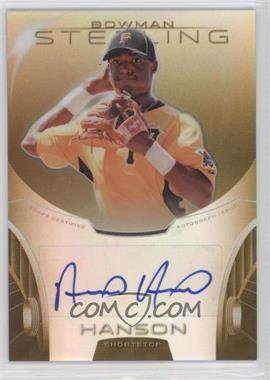 2013 Bowman Sterling - Prospect Autographs - Gold Refractor #BSAP-AH - Alen Hanson /50