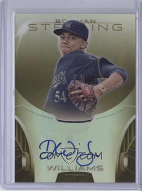 2013 Bowman Sterling - Prospect Autographs - Gold Refractor #BSAP-DW - Devin Williams /50