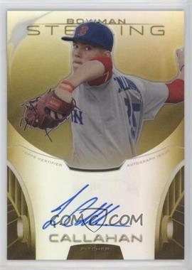 2013 Bowman Sterling - Prospect Autographs - Gold Refractor #BSAP-JCA - Jamie Callahan /50