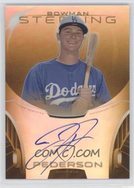 2013 Bowman Sterling - Prospect Autographs - Gold Refractor #BSAP-JP - Joc Pederson /50