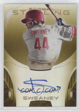 2013 Bowman Sterling - Prospect Autographs - Gold Refractor #BSAP-JSW - Jake Sweaney /50