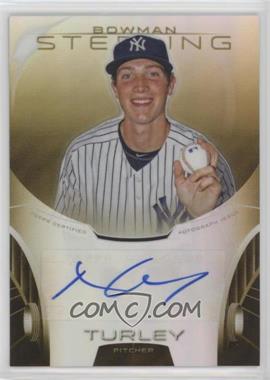 2013 Bowman Sterling - Prospect Autographs - Gold Refractor #BSAP-NTU - Nik Turley /50