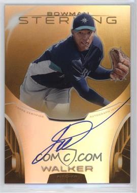 2013 Bowman Sterling - Prospect Autographs - Gold Refractor #BSAP-TW - Taijuan Walker /50