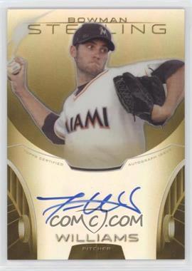 2013 Bowman Sterling - Prospect Autographs - Gold Refractor #BSAP-TWI - Trevor Williams /50