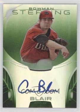 2013 Bowman Sterling - Prospect Autographs - Green Refractors #BSAP-ABL - Aaron Blair /125