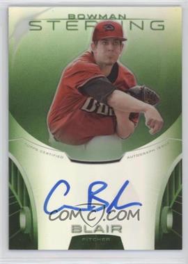 2013 Bowman Sterling - Prospect Autographs - Green Refractors #BSAP-ABL - Aaron Blair /125