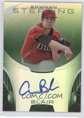 2013 Bowman Sterling - Prospect Autographs - Green Refractors #BSAP-ABL - Aaron Blair /125