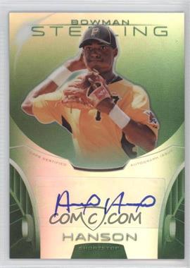 2013 Bowman Sterling - Prospect Autographs - Green Refractors #BSAP-AH - Alen Hanson /125