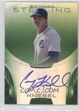 2013 Bowman Sterling - Prospect Autographs - Green Refractors #BSAP-CK - Corey Knebel /125