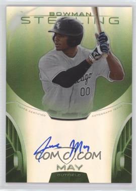 2013 Bowman Sterling - Prospect Autographs - Green Refractors #BSAP-JMA - Jacob May /125