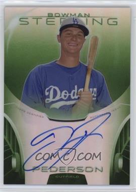 2013 Bowman Sterling - Prospect Autographs - Green Refractors #BSAP-JP - Joc Pederson /125