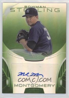 2013 Bowman Sterling - Prospect Autographs - Green Refractors #BSAP-MMO - Mark Montgomery /125 [EX to NM]