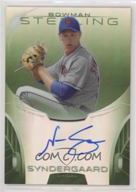 2013 Bowman Sterling - Prospect Autographs - Green Refractors #BSAP-NS - Noah Syndergaard /125