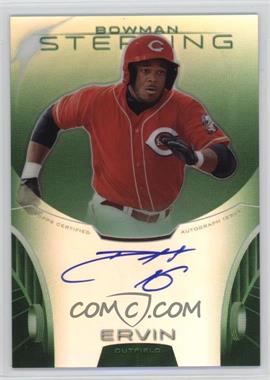 2013 Bowman Sterling - Prospect Autographs - Green Refractors #BSAP-PE - Phil Ervin /125