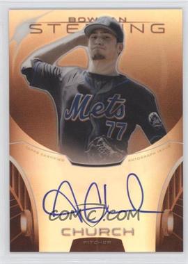 2013 Bowman Sterling - Prospect Autographs - Orange Refractor #BSAP-AC - Andrew Church /75