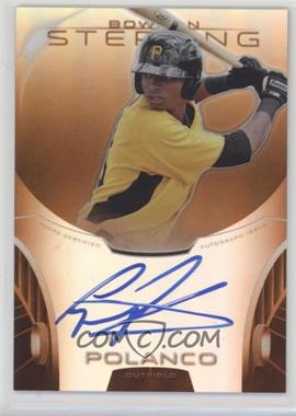 2013 Bowman Sterling - Prospect Autographs - Orange Refractor #BSAP-GP - Gregory Polanco /75