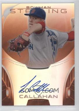 2013 Bowman Sterling - Prospect Autographs - Orange Refractor #BSAP-JCA - Jamie Callahan /75