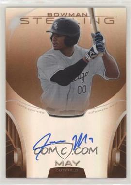 2013 Bowman Sterling - Prospect Autographs - Orange Refractor #BSAP-JMA - Jacob May /75