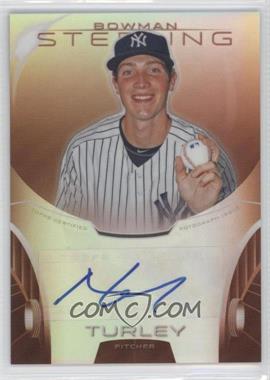 2013 Bowman Sterling - Prospect Autographs - Orange Refractor #BSAP-NTU - Nik Turley /75