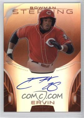 2013 Bowman Sterling - Prospect Autographs - Orange Refractor #BSAP-PE - Phil Ervin /75