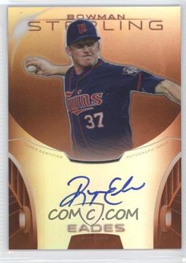 2013 Bowman Sterling - Prospect Autographs - Orange Refractor #BSAP-RE - Ryan Eades /75