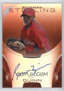 2013 Bowman Sterling - Prospect Autographs - Orange Refractor #BSAP-RQ - Roman Quinn /75