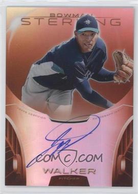 2013 Bowman Sterling - Prospect Autographs - Orange Refractor #BSAP-TW - Taijuan Walker /75