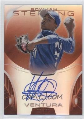 2013 Bowman Sterling - Prospect Autographs - Orange Refractor #BSAP-YV - Yordano Ventura /75