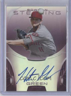 2013 Bowman Sterling - Prospect Autographs - Purple Refractor #BSAP-HG - Hunter Green /10