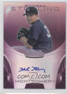 2013 Bowman Sterling - Prospect Autographs - Purple Refractor #BSAP-MMO - Mark Montgomery /10