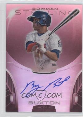 2013 Bowman Sterling - Prospect Autographs - Ruby Refractor #BSAP-BB - Byron Buxton /99