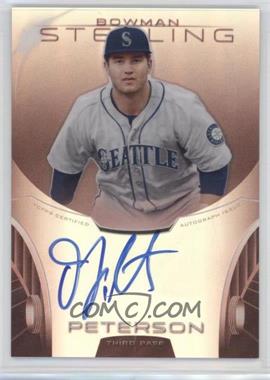 2013 Bowman Sterling - Prospect Autographs - Ruby Refractor #BSAP-DP - D.J. Peterson /99