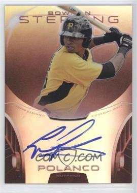 2013 Bowman Sterling - Prospect Autographs - Ruby Refractor #BSAP-GP - Gregory Polanco /99