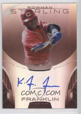 2013 Bowman Sterling - Prospect Autographs - Ruby Refractor #BSAP-KF - Kevin Franklin /99