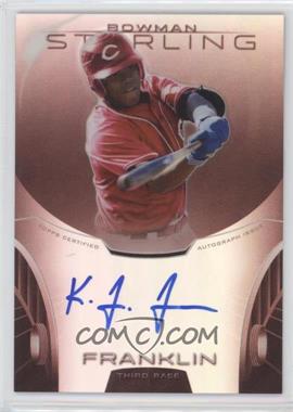 2013 Bowman Sterling - Prospect Autographs - Ruby Refractor #BSAP-KF - Kevin Franklin /99