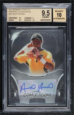 2013 Bowman Sterling - Prospect Autographs #BSAP-AH - Alen Hanson [BGS 9.5 GEM MINT]