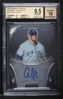 2013 Bowman Sterling - Prospect Autographs #BSAP-AJ - Aaron Judge [BGS 9.5 GEM MINT]