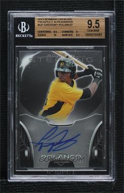 2013 Bowman Sterling - Prospect Autographs #BSAP-GP - Gregory Polanco [BGS 9.5 GEM MINT]