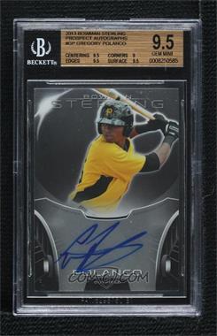 2013 Bowman Sterling - Prospect Autographs #BSAP-GP - Gregory Polanco [BGS 9.5 GEM MINT]