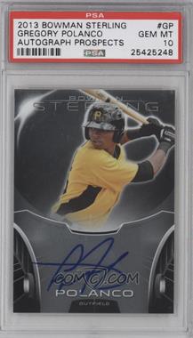 2013 Bowman Sterling - Prospect Autographs #BSAP-GP - Gregory Polanco [PSA 10 GEM MT]