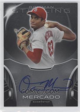 2013 Bowman Sterling - Prospect Autographs #BSAP-OM - Oscar Mercado